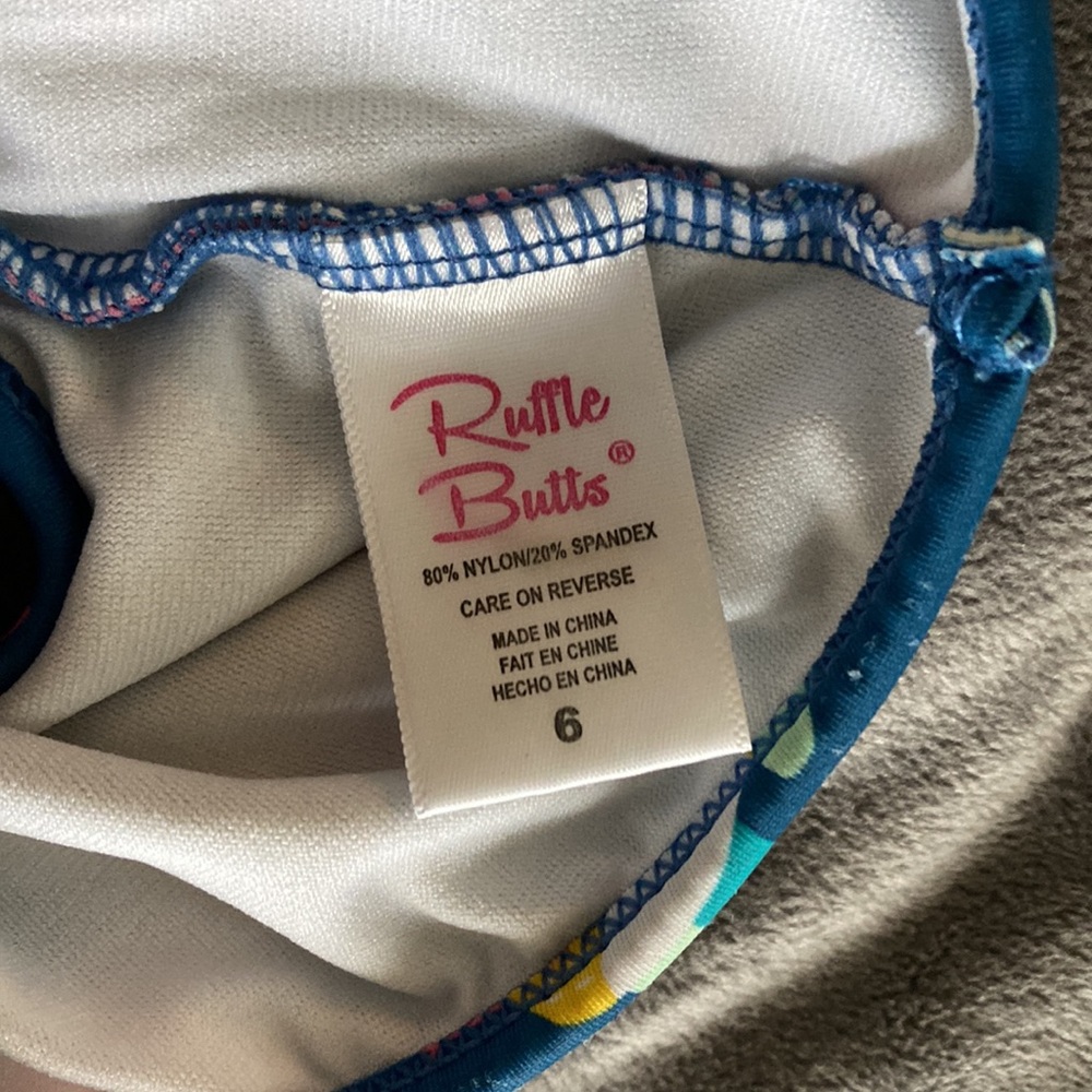 Girls Ruffle Butts Bathing Suit Bottom - Picture 3 of 4